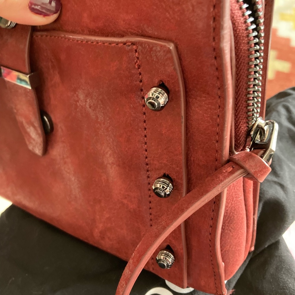 Leather small crossbody handbag